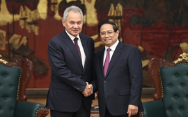 范明政总理会见俄联邦安全议会秘书谢尔盖·库茹盖托维奇·绍伊