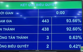 国会通过个人所得税（修正）：个体经营户年收入5亿越南盾以下免税