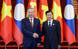 加强越南共产党和老挝人民革命党合作关系