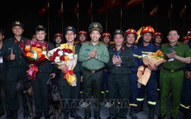 越南救援队伍完成缅甸地震救援任务安全回国