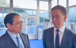 范明正总理会见中国国家副主席韩正