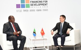 胡德福副总理会见坦桑尼亚副总统