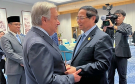 范明政总理会见联合国秘书长