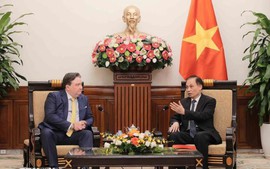 越南外交部代理部长黎怀忠会见美国驻越南大使马克&#183;纳珀