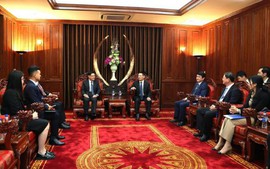 越南政府副总理胡德福会见新加坡前副总理王瑞杰