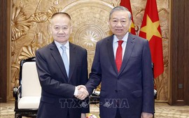 越共中央总书记苏林会见中共中央总书记、国家主席习近平特使刘海星