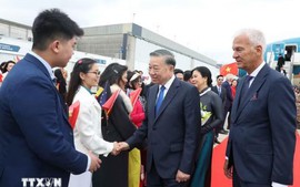 越共中央总书记、国家主席苏林访问欧盟总部并对比利时进行正式访问