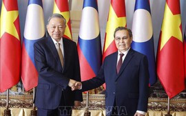 苏林总书记会见老挝国会主席赛宋蓬·丰威汉