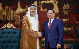 政府总理范明政会见阿联酋驻越南大使