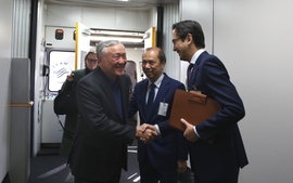 阮和平副总理抵达纽约