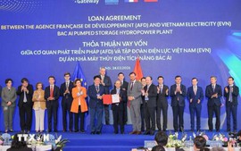 越南与法国合作伙伴达成关于博爱抽水蓄能电站项目的贷款协议