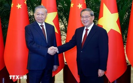 越共中央总书记、越南国家主席苏林会见中国国务院总理李强