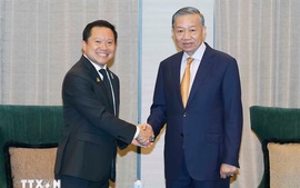 越共中央总书记、国家主席苏林欢迎泰国大型集团扩大对越南投资范围