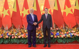 越南政府总理黎明兴同东帝汶总理夏纳纳·古斯芒举行会谈