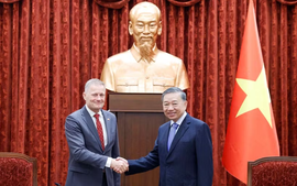越共中央总书记、国家主席苏林会见丹麦大使