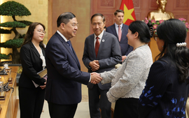 越南政府常务副总理范家肃接见美国企业代表团