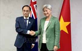 越南外交部长黎怀忠会见澳大利亚外交部长黄英贤
