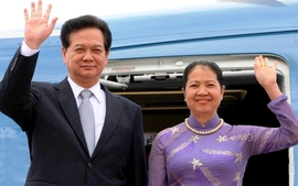 Thủ tướng Nguyễn Tấn Dũng lên đường thăm chính thức Ấn Độ