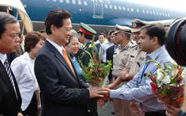 Thủ tướng Nguyễn Tấn Dũng đến Ấn Độ