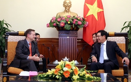 Phó Thủ tướng Phạm Bình Minh tiếp Đại sứ Cộng hòa Pháp