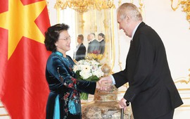Chủ tịch Quốc hội Nguyễn Thị Kim Ngân hội kiến lãnh đạo CH Czech