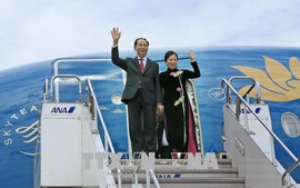 Chủ tịch nước bắt đầu chuyến thăm cấp Nhà nước tới Nhật Bản