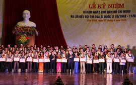Các địa phương kỷ niệm 70 năm Ngày Hồ Chủ tịch ra Lời kêu gọi thi đua ái quốc 