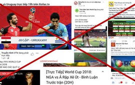‘Nóng’ chuyện vi phạm bản quyền World Cup 2018