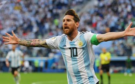 Messi đã vui trở lại
