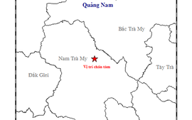 Liên tiếp xảy ra động đất tại Quảng Nam