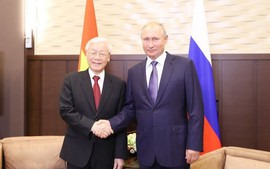 Tổng Bí thư Nguyễn Phú Trọng hội đàm với Tổng thống Nga Putin