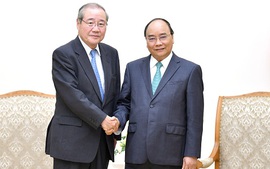Thủ tướng tiếp tập đoàn tài chính hàng đầu Nhật Bản          