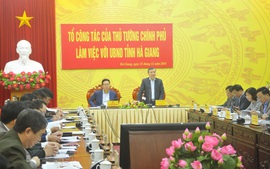 Tổ công tác của Thủ tướng kiểm tra tỉnh Hà Giang