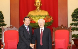 Tổng Bí thư, Chủ tịch nước tiếp Thủ tướng Campuchia Hunsen