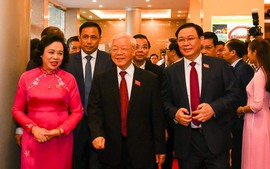 Chùm ảnh: Tổng Bí thư, Chủ tịch nước chỉ đạo Đại hội Đảng bộ Hà Nội
