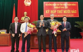 Tiền Giang, Ninh Thuận bầu Chủ tịch, Phó Chủ tịch UBND tỉnh