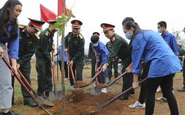 Bộ Quốc phòng hưởng ứng chương trình 'Vì một Việt Nam xanh'
