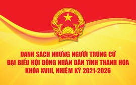 Thanh Hóa công bố danh sách đại biểu trúng cử HĐND tỉnh