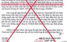 Điều tra đối tượng giả mạo văn bản của UBND tỉnh Bình Định