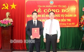 Bến Tre có tân Chánh án TAND tỉnh
