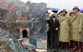 Phó Thủ tướng Lê Văn Thành kiểm tra công trường thi công Nhà máy Thủy điện Hòa Bình mở rộng