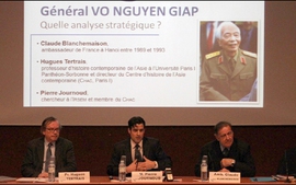 Hội thảo về chiến lược của Đại tướng Võ Nguyên Giáp tại Pháp