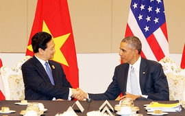 Thủ tướng Chính phủ Nguyễn Tấn Dũng gặp Tổng thống Hoa Kỳ Obama