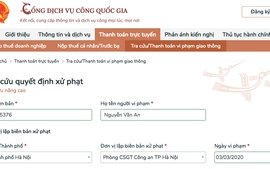 Hoàn thiện một số dịch vụ công cung cấp trên Cổng DVCQG