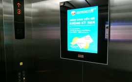 Quảng cáo trong thang máy chung cư có trái luật?