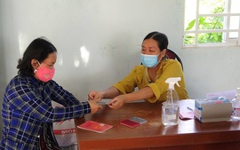 Thị trấn Ba Tri đã cấp hỗ trợ cho bà Nguyễn Thị Phương
