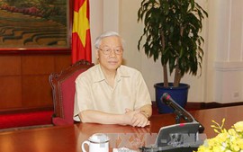 Tổng Bí thư Nguyễn Phú Trọng trả lời phỏng vấn các hãng thông tấn, báo chí Hoa Kỳ
