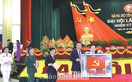 Đồng chí Đoàn Hồng Phong được bầu làm Bí thư Tỉnh ủy Nam Định