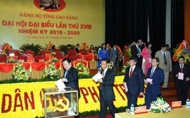 Đồng chí Nguyễn Hoàng Anh tái đắc cử Bí thư Cao Bằng