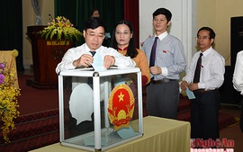 Nghệ An: Hoàn tất bầu cử chức danh chủ chốt HĐND, UBND nhiệm kỳ 2016-2021